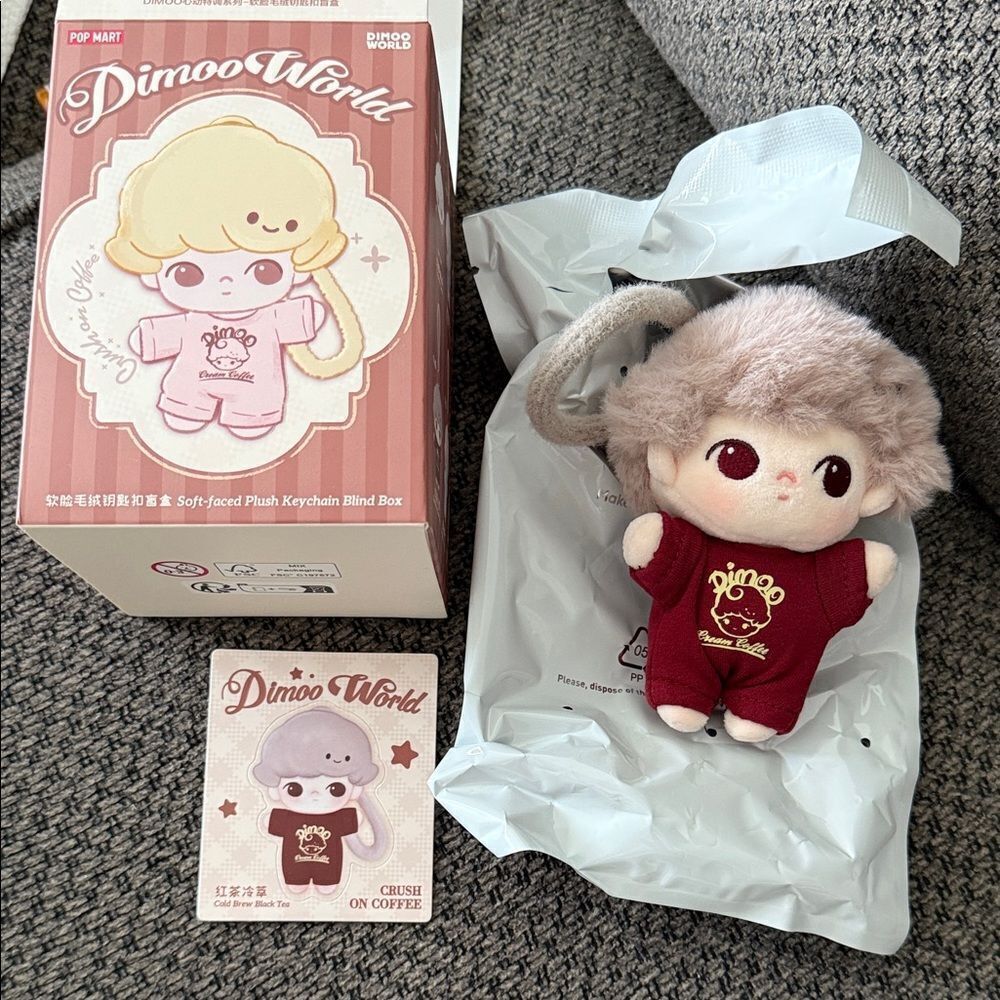 NWT Dimoo plush pendant Popmart
